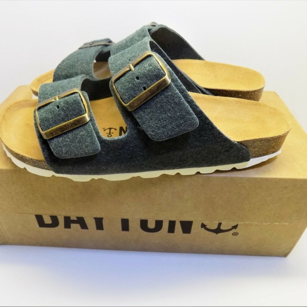 Bayton Womens Atlas Open Toe Casual Slide Sandals